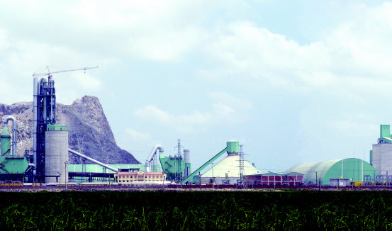 越南福山5000t/d新型干法水泥生產(chǎn)線